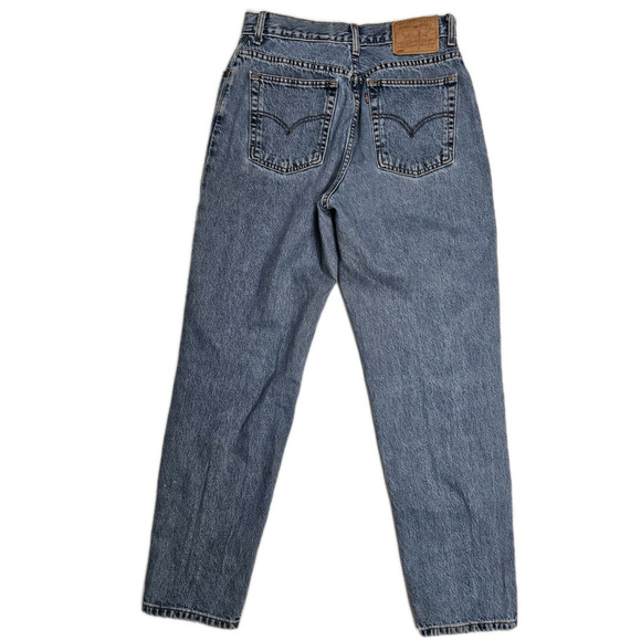 Levi's Y2K 550 Relaxed Fit Tapered Leg Women's 12m Light Wash Vintage 4Q 2000 - Picture 1 of 11